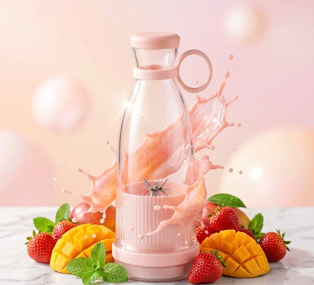 Portable Blender Bottle | Smoothie On The Go | Mini Personal Blender